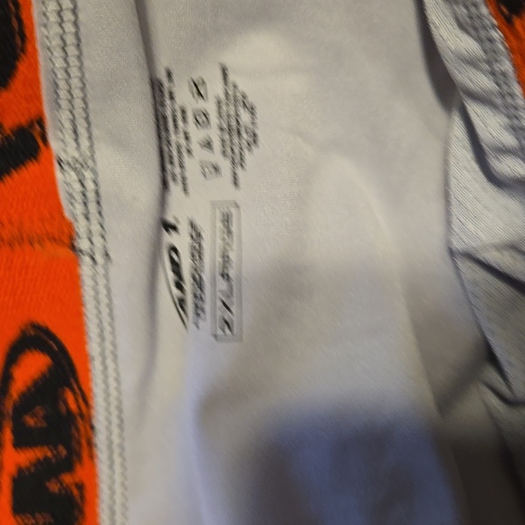 AND1 Men's Light Gray Boxer Briefs with Black and Orange Waistband 5 Pair - Picture 2 of 6